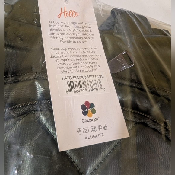 Lug Hatchback 3 in Metallic Olive from Limited Edition Mystery Box NWT - Picture 4 of 7